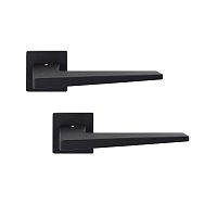 Ручки на розеті FIMET Flake 1355 (213) NM матовий чорний